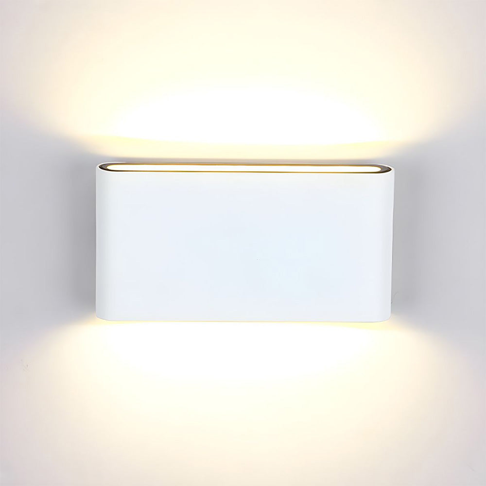 Contemporary Weatherproof LED Wall Sconce - Stylish Dual-Directed Illumination for Outdoor Spaces