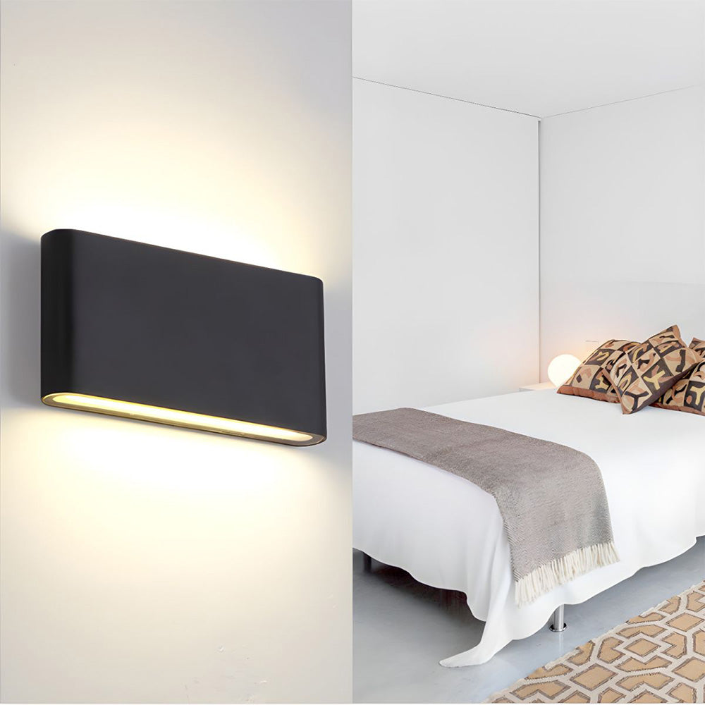 Contemporary Weatherproof LED Wall Sconce - Stylish Dual-Directed Illumination for Outdoor Spaces