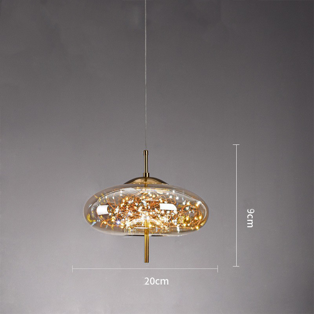 Nordic Chic LED Hanging Lamp - Illuminate Your Space with Timeless Style