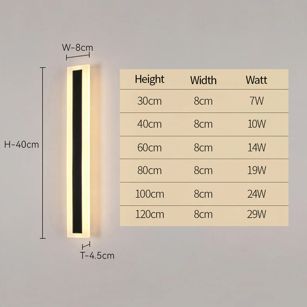 LUMINA – Sleek and durable outdoor wall lights with waterproof design
