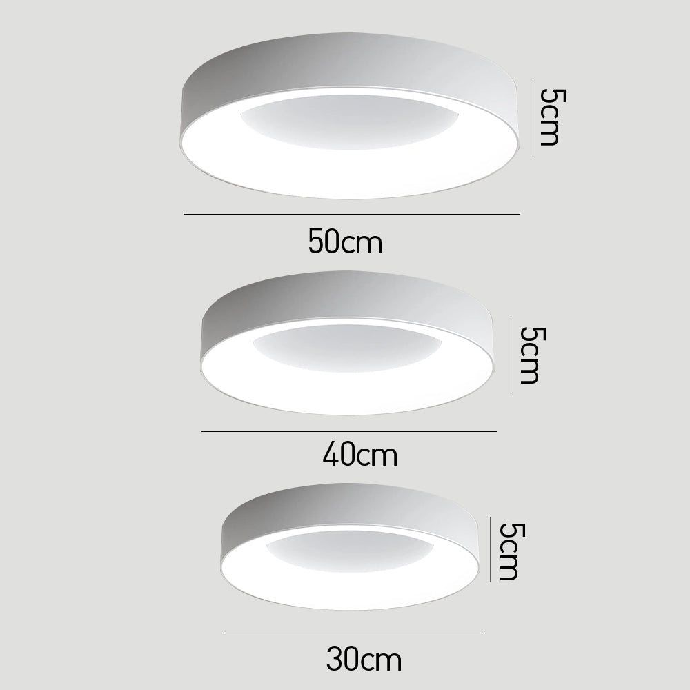Vibrant Spectrum LED Ceiling Fixtures - Modern Illumination with a Touch of Color