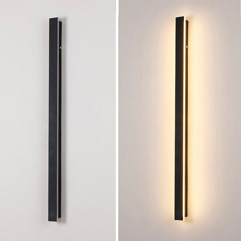All-Weather Modern Black Acrylic LED Outdoor Wall Lights - Elegant and Resilient Lighting Solutions for Your Outdoor Areas