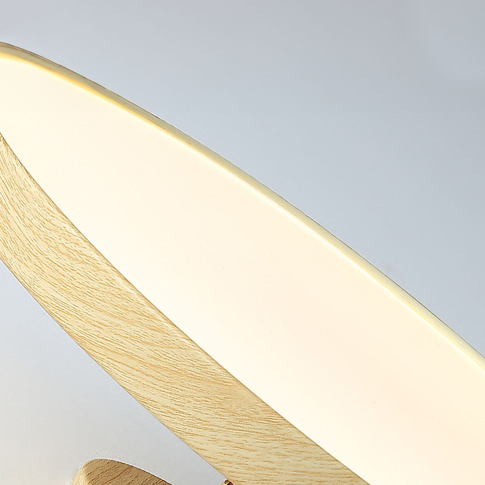 NOVÉO – Minimalist White LED Semi-Flush Ceiling Light