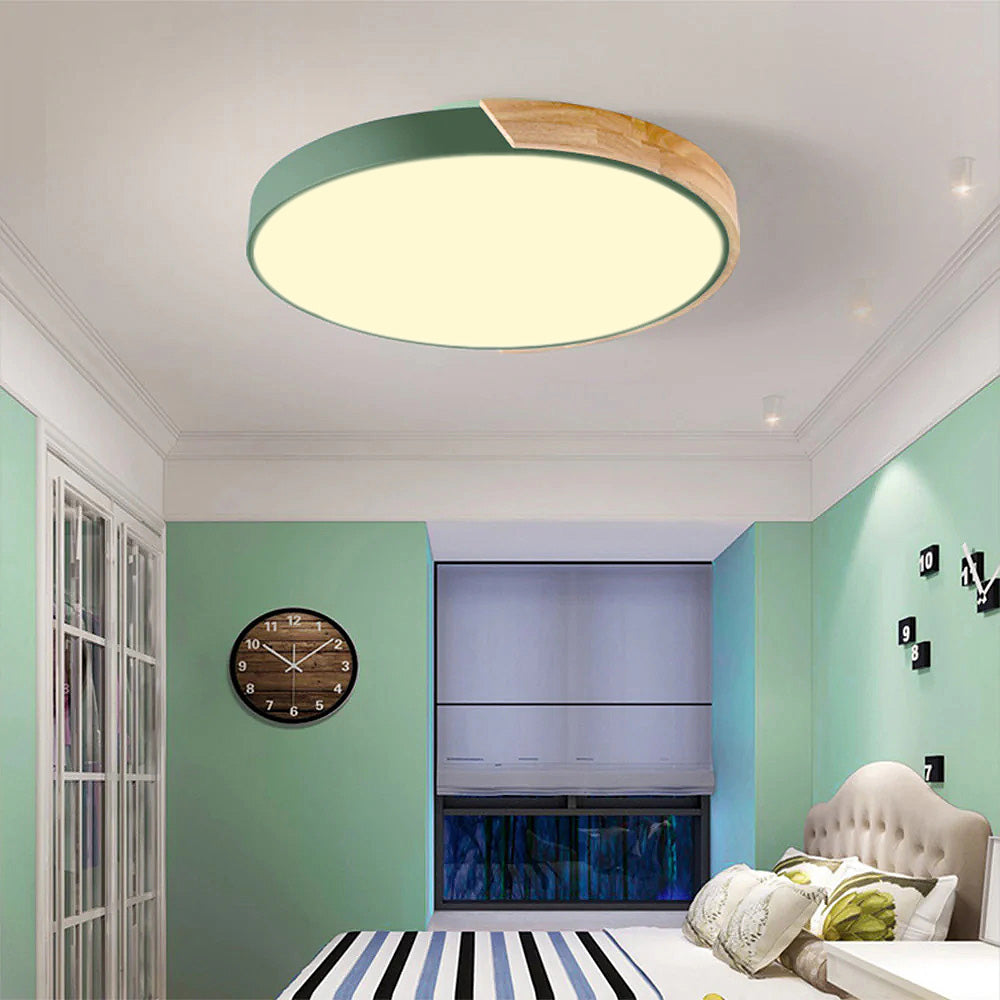Colorful LED Ceiling Light Fixture β Modern Round Design for Hallway, Dining Room, and Living Room