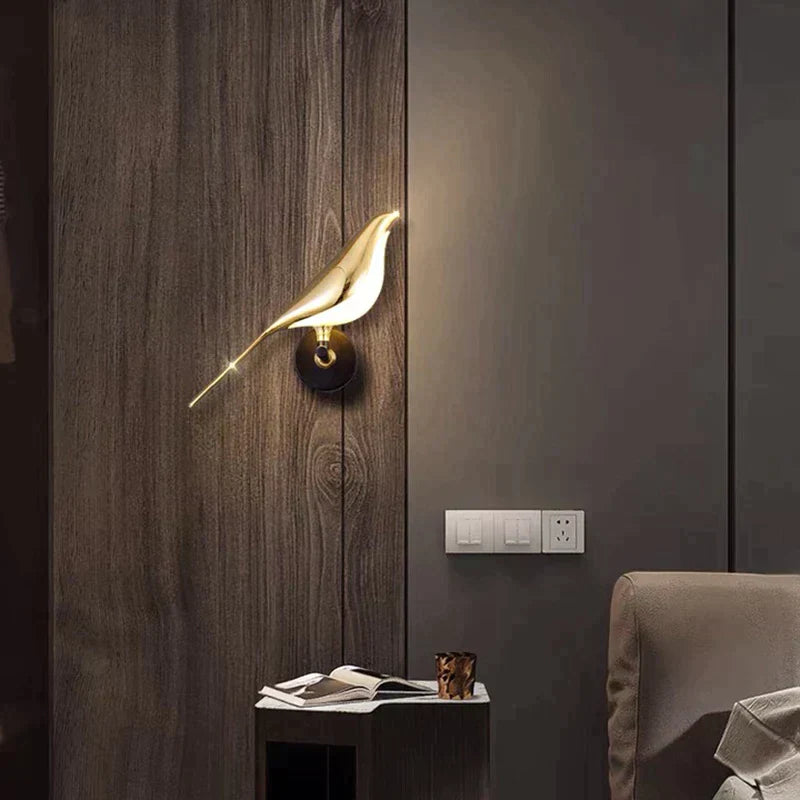 NordicNest - Stylish Scandinavian Bird LED Wall Lamp