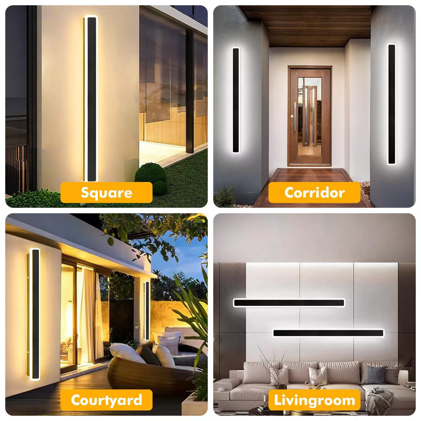 LUMINA – Sleek and durable outdoor wall lights with waterproof design