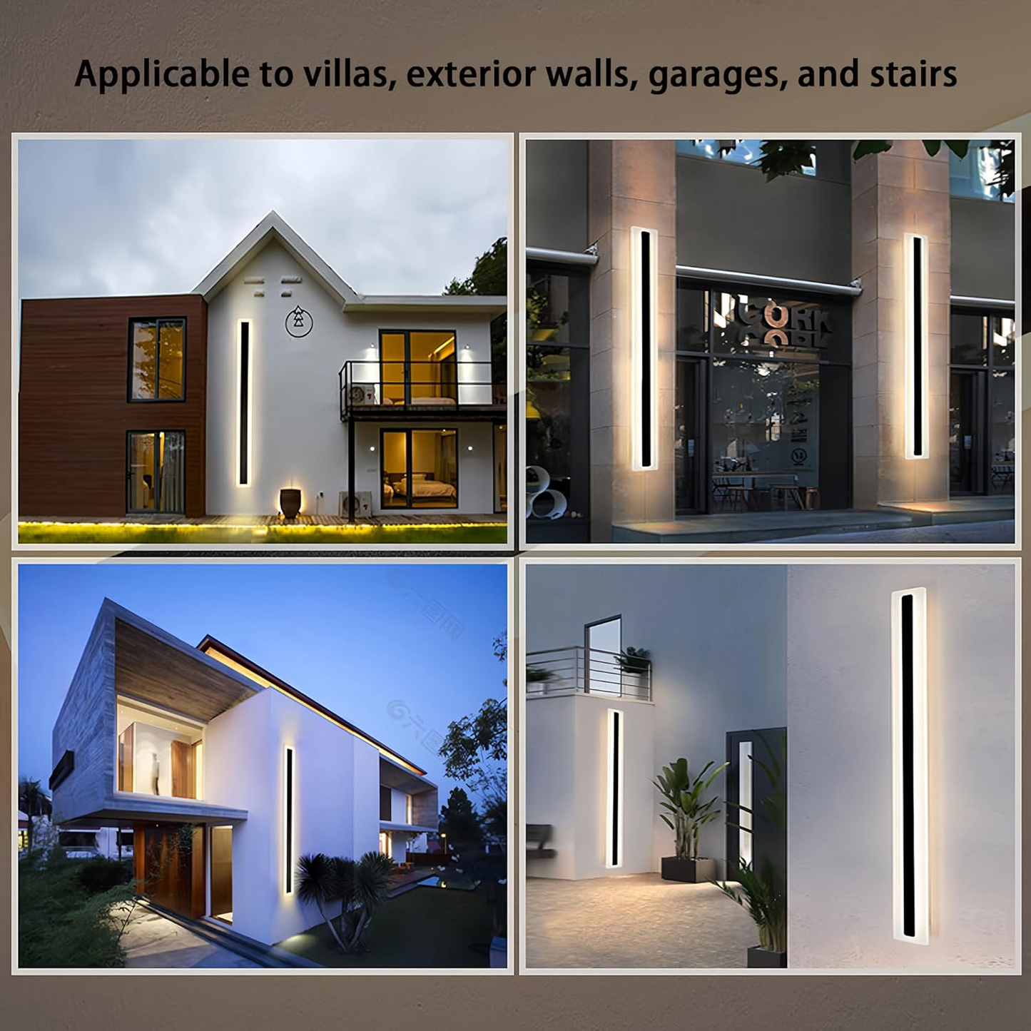 LUMINA – Sleek and durable outdoor wall lights with waterproof design