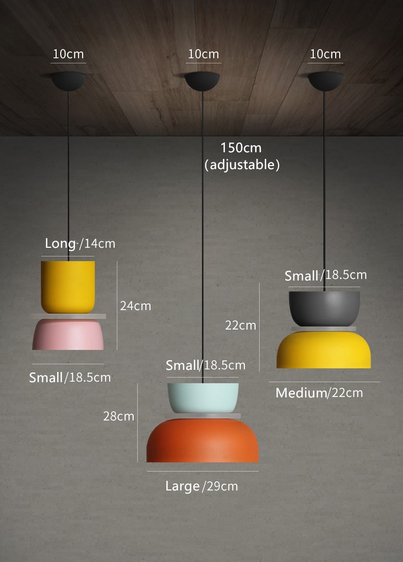 ScandiGlow Pendant Light – Cheerful Nordic Hanging Lamp