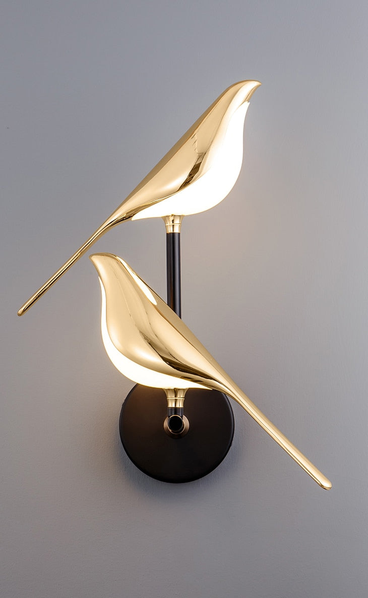 NordicNest - Stylish Scandinavian Bird LED Wall Lamp