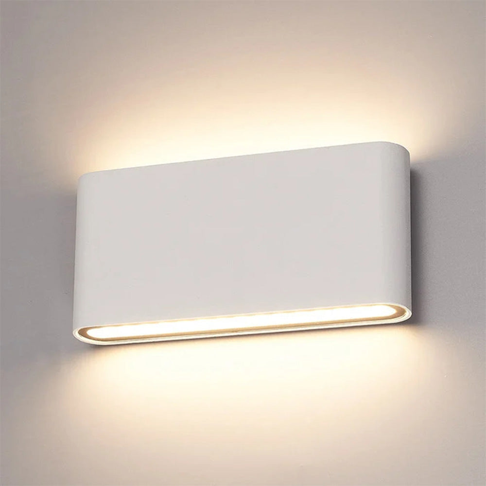 Contemporary Weatherproof LED Wall Sconce - Stylish Dual-Directed Illumination for Outdoor Spaces