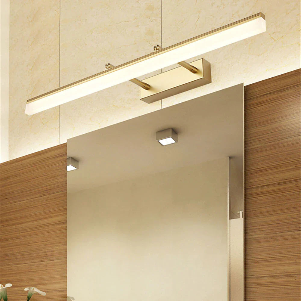 AquaLuxe - Sleek Waterproof LED Mirror Light for Bathrooms