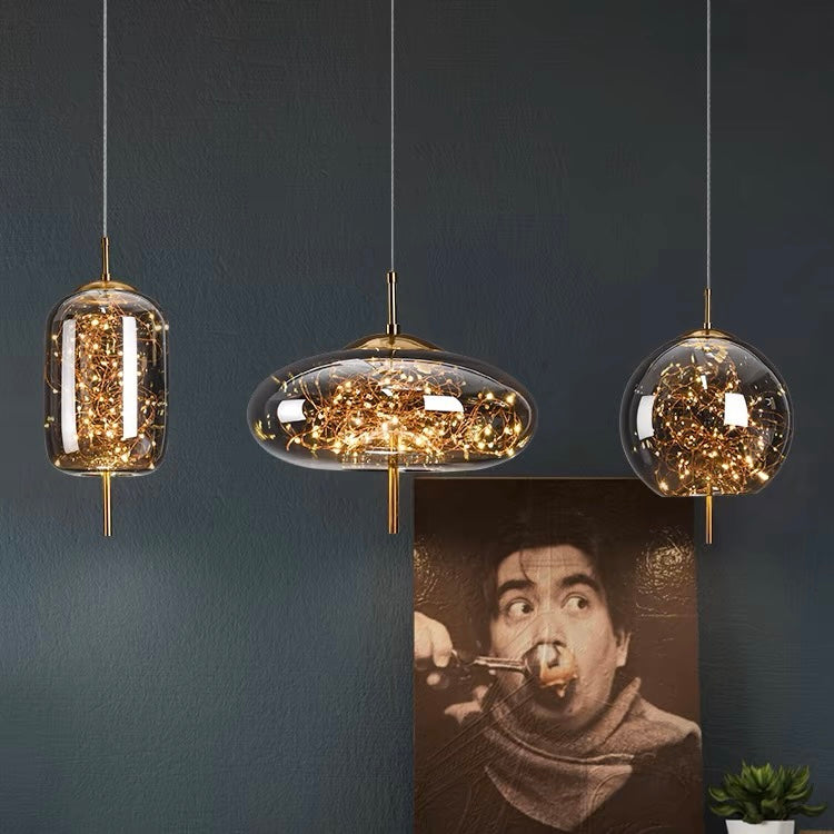 Nordic Chic LED Hanging Lamp - Illuminate Your Space with Timeless Style