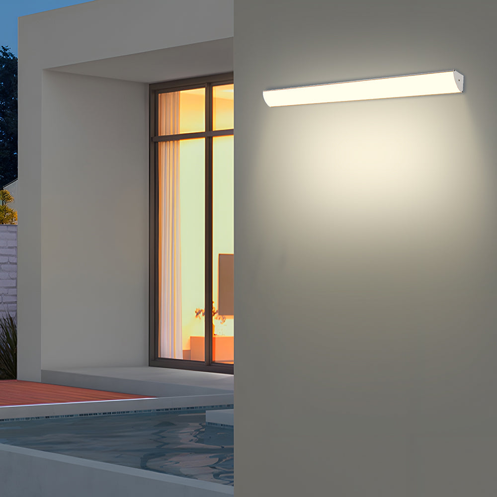 Streamlined Outdoor LED Wall Lantern - Sleek and Weatherproof Illumination for Your Exterior Spaces