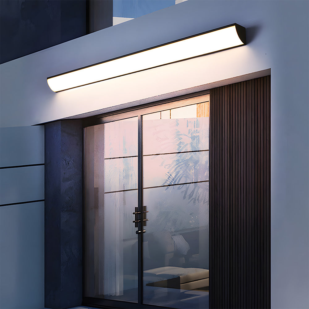 Streamlined Outdoor LED Wall Lantern - Sleek and Weatherproof Illumination for Your Exterior Spaces