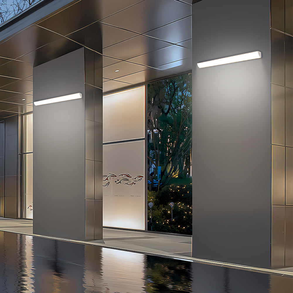 Streamlined Outdoor LED Wall Lantern - Sleek and Weatherproof Illumination for Your Exterior Spaces