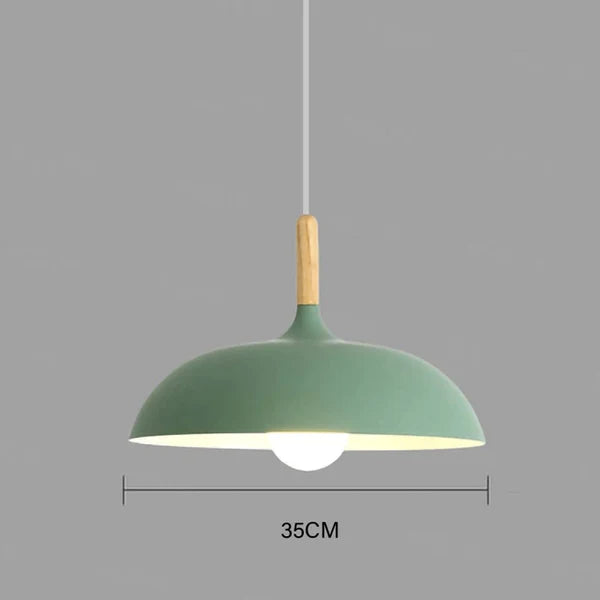 ScandiLuxe – Modern Oak Ceiling Lamp