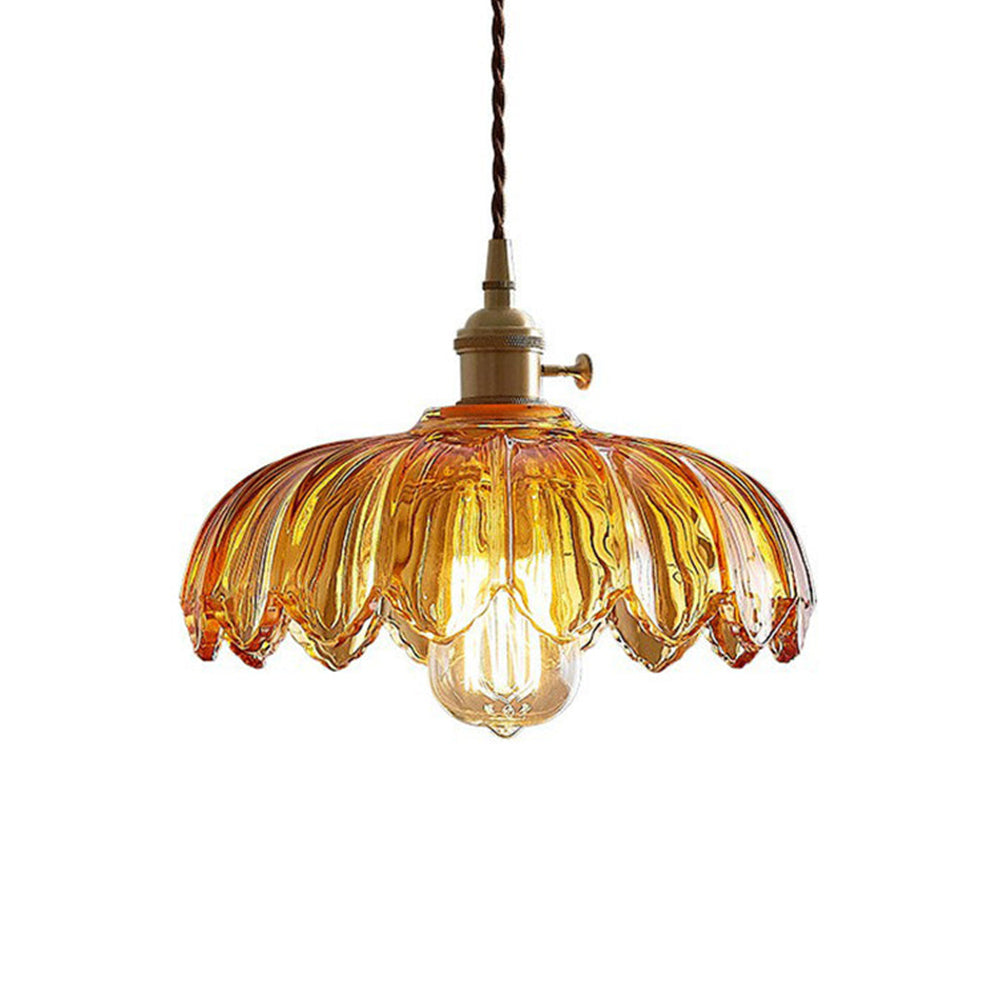 Blossom Glow Ceramic Pendant Lamp - Elegant Floral-Inspired Lighting Fixture