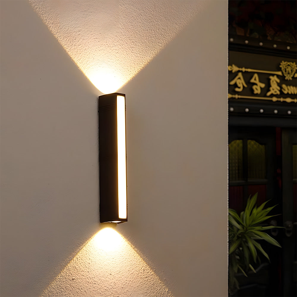 Ultra Radiant Extended Tube LED Exterior Wall Fixture - Perfect for Illuminating Outdoor Spaces