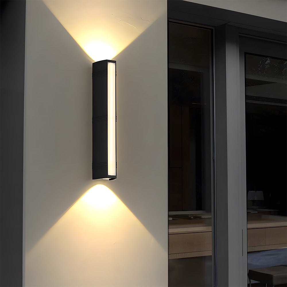 Ultra Radiant Extended Tube LED Exterior Wall Fixture - Perfect for Illuminating Outdoor Spaces