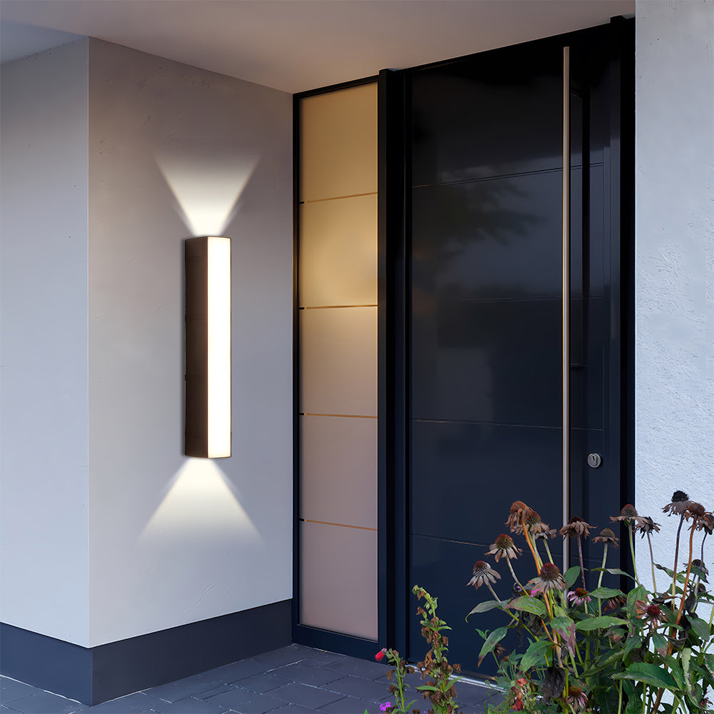 Ultra Radiant Extended Tube LED Exterior Wall Fixture - Perfect for Illuminating Outdoor Spaces