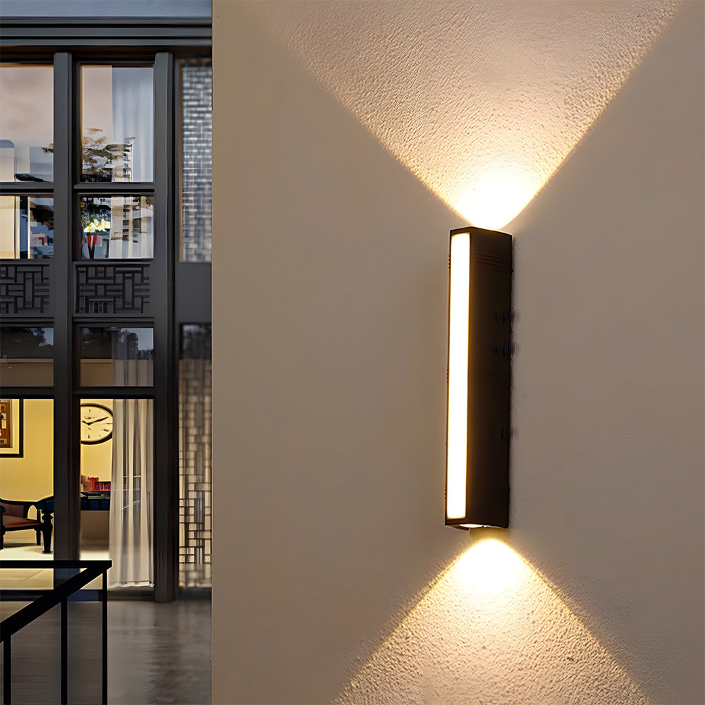 Ultra Radiant Extended Tube LED Exterior Wall Fixture - Perfect for Illuminating Outdoor Spaces