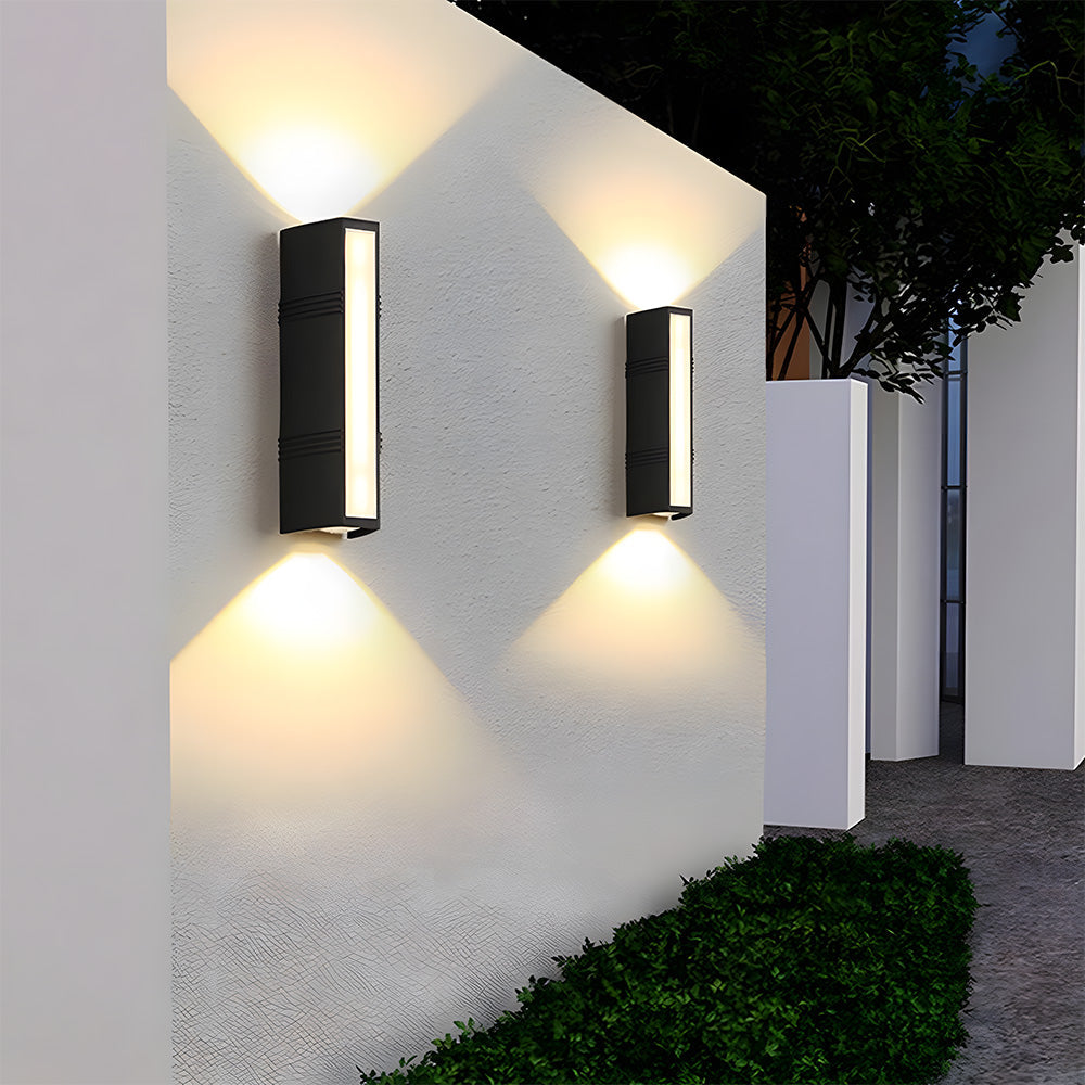 Ultra Radiant Extended Tube LED Exterior Wall Fixture - Perfect for Illuminating Outdoor Spaces