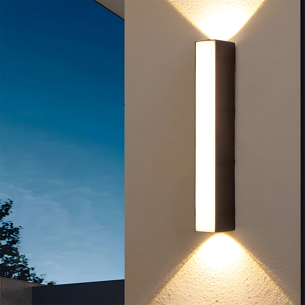 Ultra Radiant Extended Tube LED Exterior Wall Fixture - Perfect for Illuminating Outdoor Spaces