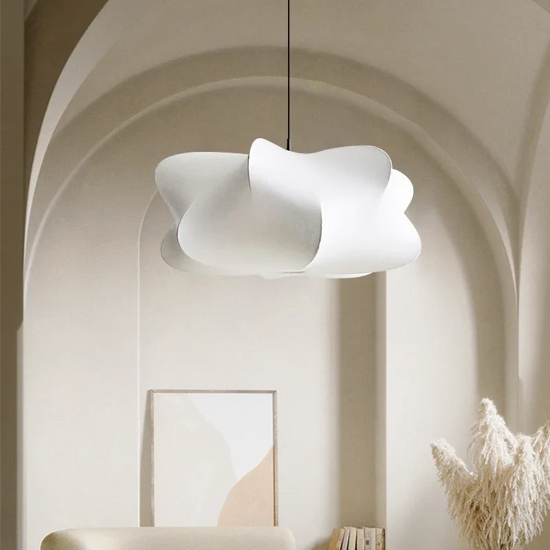 Wabi Sabi Silk Pendant Lamp – Japanese-Inspired Hanging Light for Modern Interiors, Elegant Design, Versatile Pendant Lighting