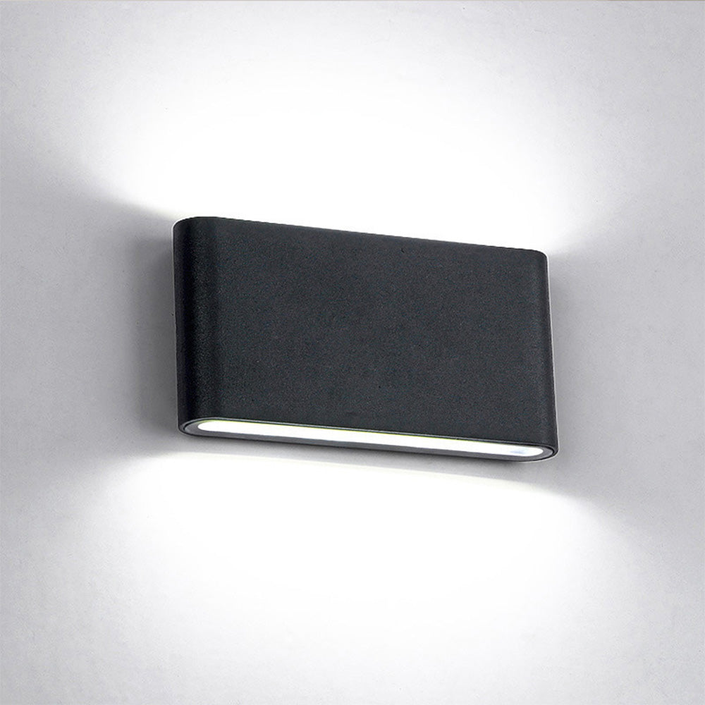 Contemporary Weatherproof LED Wall Sconce - Stylish Dual-Directed Illumination for Outdoor Spaces
