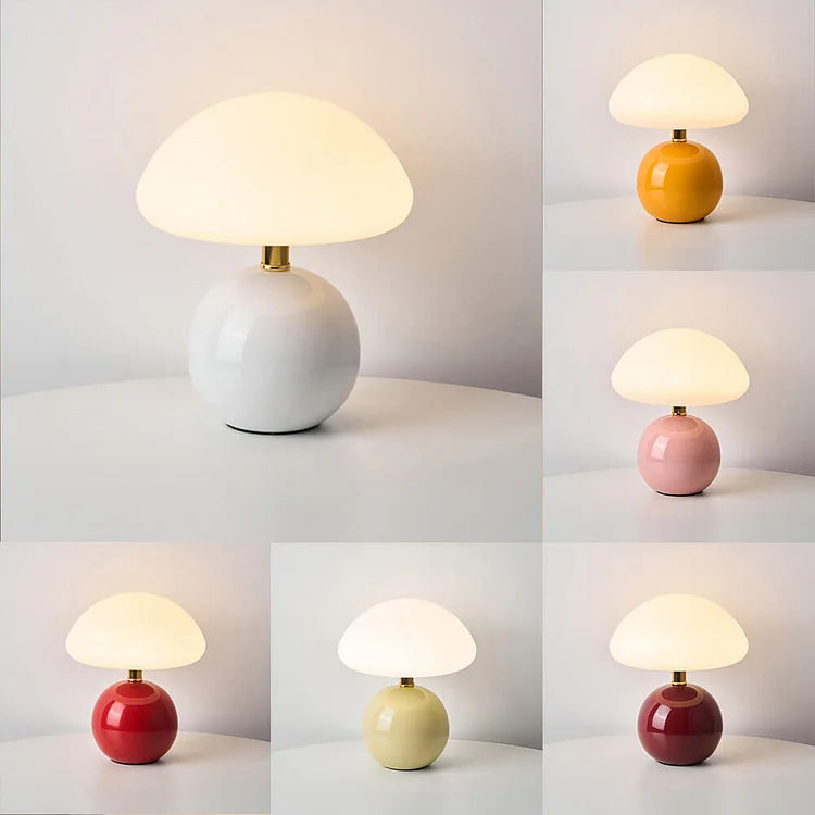 LumiShroom - Elegant French Mushroom Lamp for a Cozy, Artistic Glow