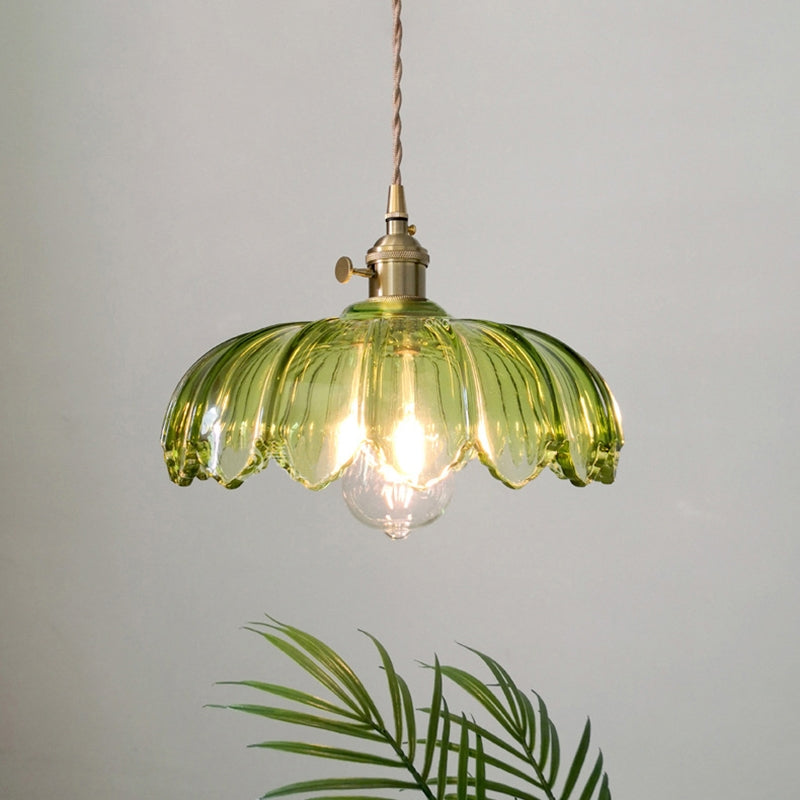 Blossom Glow Ceramic Pendant Lamp - Elegant Floral-Inspired Lighting Fixture
