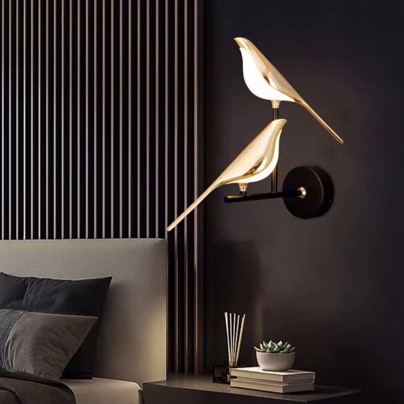 NordicNest - Stylish Scandinavian Bird LED Wall Lamp
