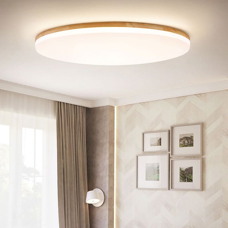 ZenithGlow – Wood & Metal LED Ceiling Lamp