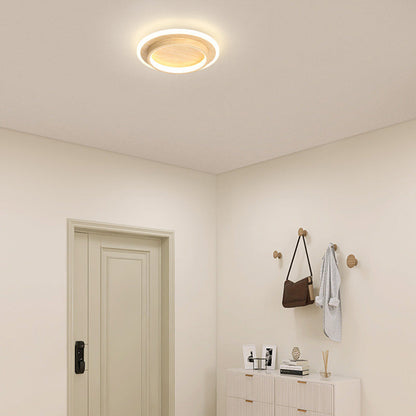 NOVAIR - Modern Round LED Ceiling Light for Hallways & Living Spaces