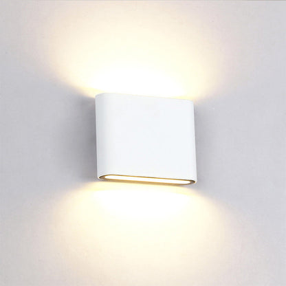 Contemporary Weatherproof LED Wall Sconce - Stylish Dual-Directed Illumination for Outdoor Spaces