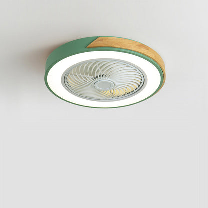 BREEZELUX – Modern Wooden Ceiling Fan with LED Light