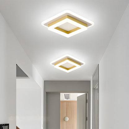 NOVARA - Modern Square LED Ceiling Light for Hallways & Living Spaces