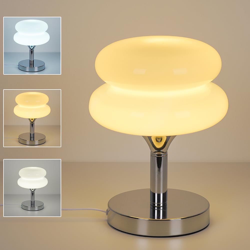 SOLVIA – Minimalist Glass Mini Table Lamp for Bedrooms & Living Spaces