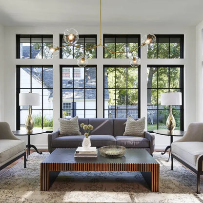 StellarBurst – Modern Sputnik Pendant Lamp with Glass Bubble Accents