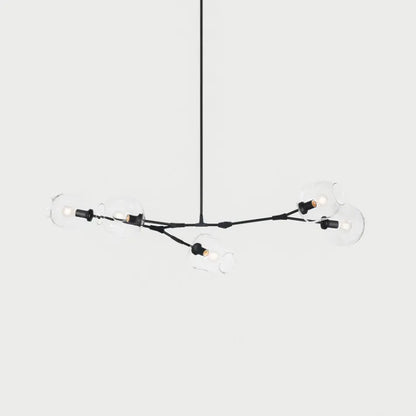 StellarBurst – Modern Sputnik Pendant Lamp with Glass Bubble Accents