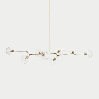 StellarBurst – Modern Sputnik Pendant Lamp with Glass Bubble Accents
