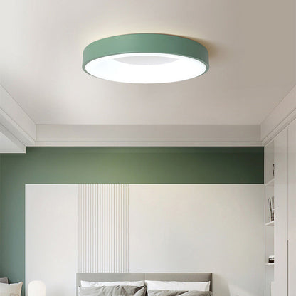 Vibrant Spectrum LED Ceiling Fixtures - Modern Illumination with a Touch of Color