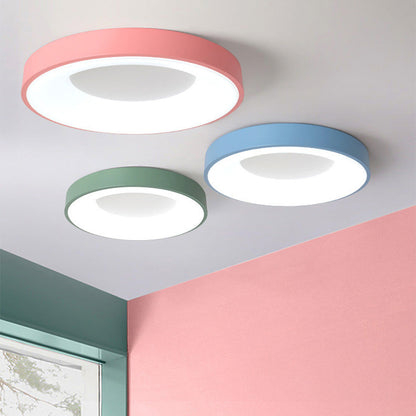 Vibrant Spectrum LED Ceiling Fixtures - Modern Illumination with a Touch of Color