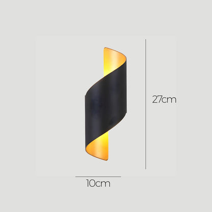 SAVIO – Minimalist Black LED Aluminium Outdoor Wall Light