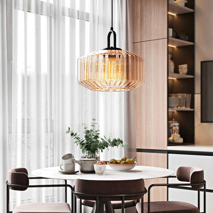 Elegant Glass Shade Kitchen Pendant Lamp - A Stylish Lighting Solution for Modern Spaces