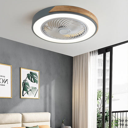 BREEZELUX – Modern Wooden Ceiling Fan with LED Light