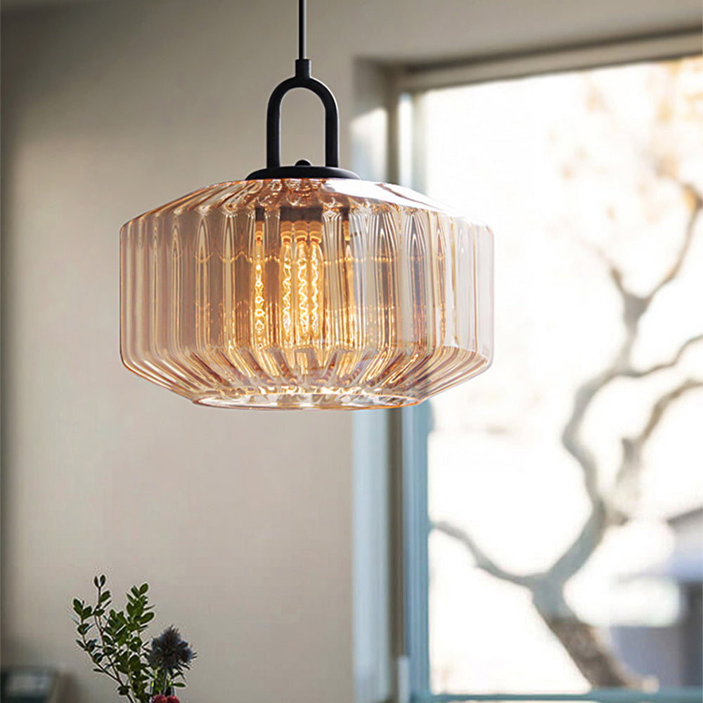 Elegant Glass Shade Kitchen Pendant Lamp - A Stylish Lighting Solution for Modern Spaces