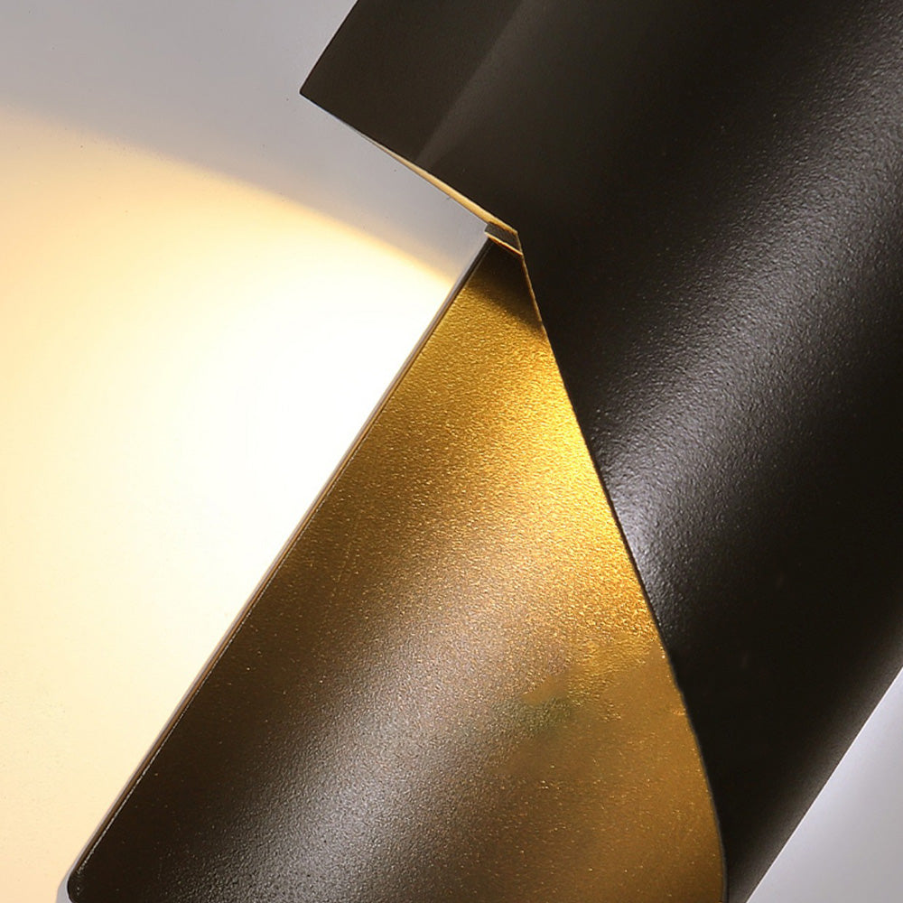 SAVIO – Minimalist Black LED Aluminium Outdoor Wall Light