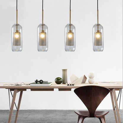 Shadowed Elegance Globe Pendant - A Chic Smoked Glass Lighting Fixture