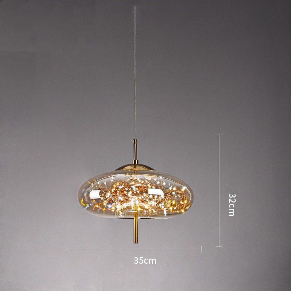 Nordic Chic LED Hanging Lamp - Illuminate Your Space with Timeless Style